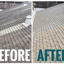 Asphalt Shingle Roof Softwash in Pismo Beach, CA 