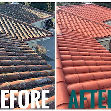 Astonishing Clay Tile Roof Cleaning In Arroyo Grande , CA 