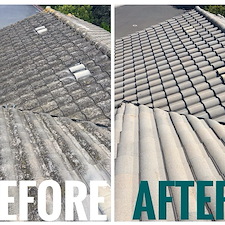 Concrete Tile Roof Cleaning For Insurance Renewal In Santa Maria, CA 