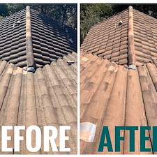 Lovely Concrete Tile Softwash Roof Cleaning 