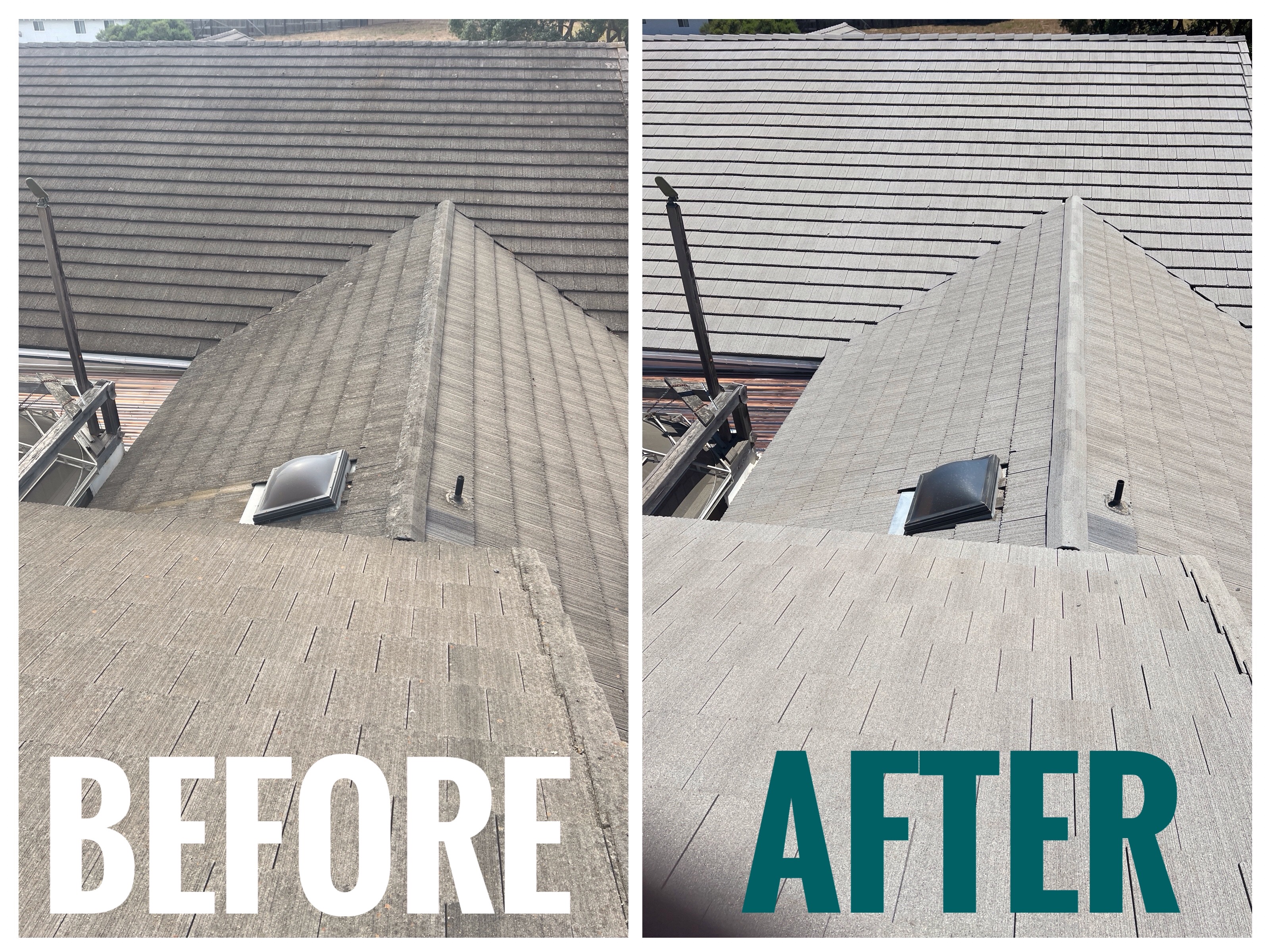 Phenomenal Concrete Tile Roof Cleaning in Nipomo, CA 