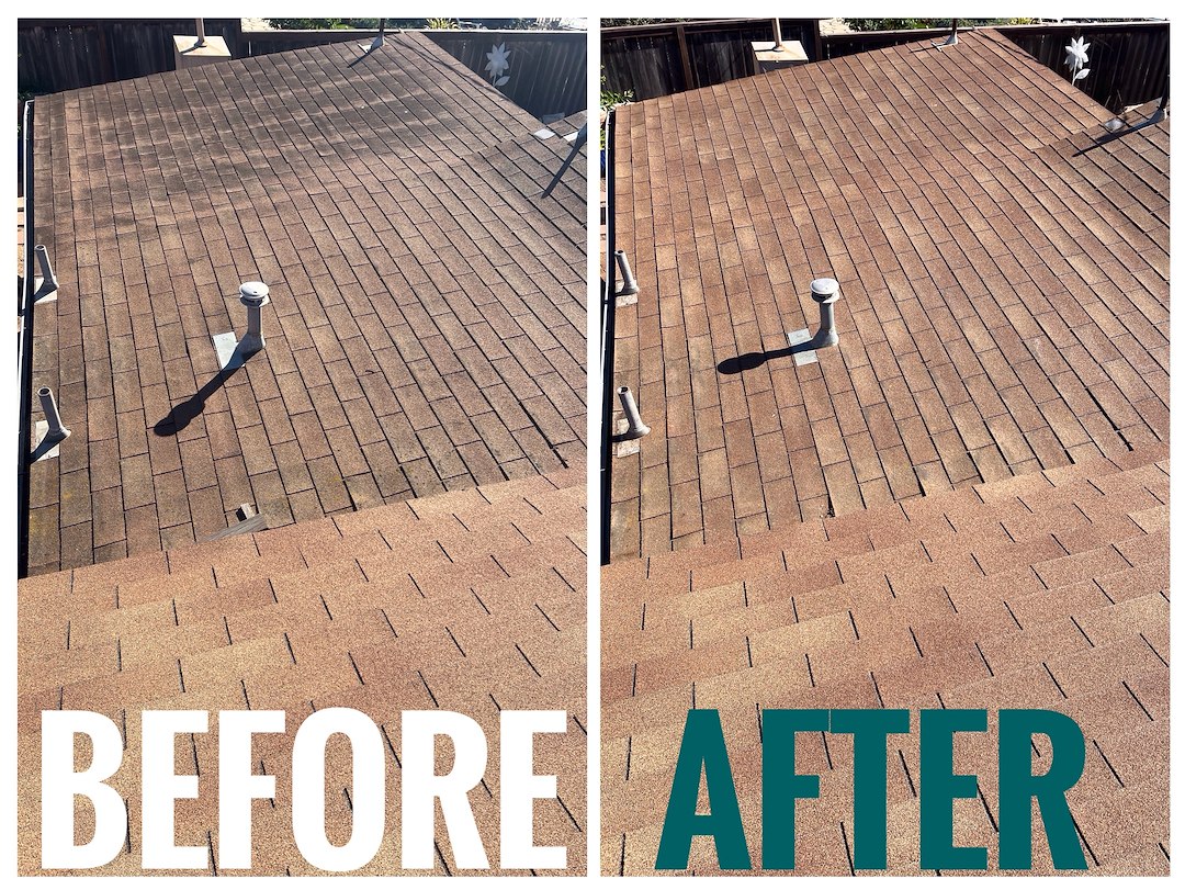 Softwash Roof Cleaning In Arroyo Grande, CA 